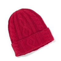 Bonnet d'hiver en tricot torsadé personnalisé, bonnet d'hiver en laine mérinos tricoté torsadé pour femme, bonnets jacquard pour femme