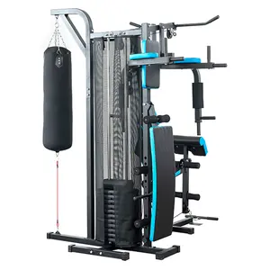 Equipamento multifuncional para exercícios de musculação em casa, máquina esportiva fitness para exercícios intensificados
