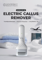 Lime à pieds électrique rechargeable portable, éliminateur de callosités, kit de pédicure imperméable, 2 vitesses, protection contre la pression, matériau ABS