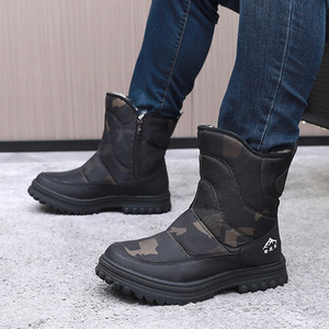 Botas de Nieve para Mujer, Resistentes al Frío del Noreste, de Piel Auténtica, Impermeables, Térmicas, Antideslizantes, Extra Gruesas y Cálidas - Product Image 2