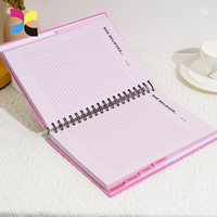 Carnet de prières personnalisé à spirale, couverture rigide, avec intercalaires colorés et boîte cadeau