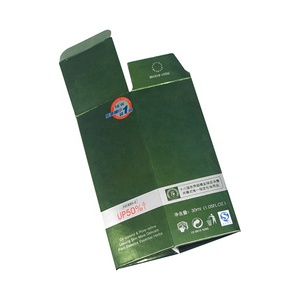 Printing Logo Wholesale Empty Luxury Custom Green Color Small Paper Folding Gift <b>Box</b> Cosmetic Perfume <b>Bottle</b> Packaging <b>Box</b> - Product Image 2