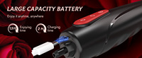 Nippel-Saugpumpe Vibrator - Batteriebetriebener Vakuum-Stimulator mit 3 Saugstufen und 7 Modi, Geräuscharm, Wasserdicht, BDSM-Set