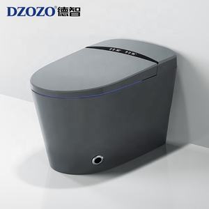 床に取り付けられた延長自動車フラッシュフットセンサー浴室スマートトイレ - Product Image 5