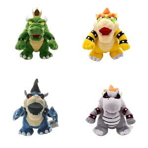 Nuevo y Popular Peluche de <span class=keywords><strong>Bowser</strong></span> de <span class=keywords><strong>Mario</strong></span> <span class=keywords><strong>Bros</strong></span> en Gris Clásico, Super Suave, Relleno de Algodón PP, Tamaños Personalizados, Empaquetado en Bolsa OPP - Product Image 2