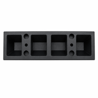 Bloc de stationnement antidérapant en caoutchouc 550x150x90mm 5kg Jaune réfléchissant + Noir Écologique Monobloc SW-WS23 MOQ Livraison rapide