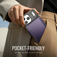 Coque de téléphone CaseMe pour iPhone 17 avec béquille antichoc – Accessoires pour téléphones mobiles