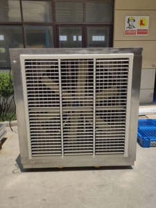 พัดลมม่านน้ำสแตนเลสประสิทธิภาพสูงสำหรับการทำความเย็นในโรงงานและการประชุมเชิงปฏิบัติการ - Product Image 2