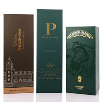 Caja de Regalo Rígida Reciclable con Forro de Esponja y Logotipo Personalizado Premium, Caja de Regalo de Papel Kraft para Botellas de Licor, Embalaje para Tequila y Vodka