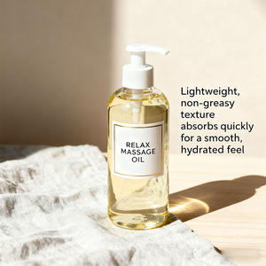 Aceite de masaje orgánico Hidratante Spa Aceite de masaje relajante para hombre - Product Image 4