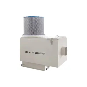 Overheating protection oil mist collector for cnc machine 370-2200W portable smoke purifier