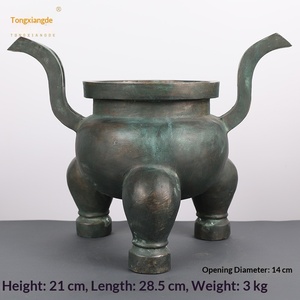 Jingciren Boutique Templo Confuciano Templo de Confucio Ceremonia de Sacrificio Juego Completo de Bronce Dengdou Sing Xing Dang Wax Taiwo - Product Image 3