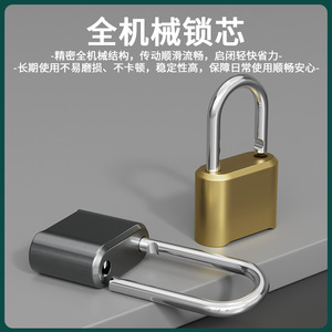 Cadenas à combinaison en alliage de zinc, corps rectangulaire, code à 4 chiffres, pour salle de sport, dortoir, casier, bagages - Product Image 5