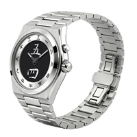 Nouvelle montre à quartz 2026, design simple d'inspiration chinoise, cadran à caractères chinois, boîtier en acier inoxydable, verre saphir, étanche