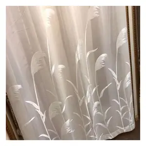 Good Quality Leaf Velvet Sofa Curtains and Sheers Seat Cushions for Home Decor Wholesale in Keqiao