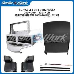 Kit de remplacement de la façade de l'autoradio 12,3 pouces pour tableau de bord <span class=keywords><strong>Ford</strong></span> <span class=keywords><strong>Fiesta</strong></span> 2009 2010 <span class=keywords><strong>2011</strong></span> 2012 2013 2014 - Product Image 3