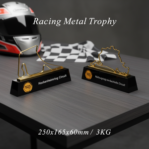 Trofeo de Carreras de Hierro Grabado Personalizado, <span class=keywords><strong>Premio</strong></span> Deportivo Chapado en Oro, Plata y Cobre, Regalo Personalizado para Ganadores de Competiciones - Product Image 2