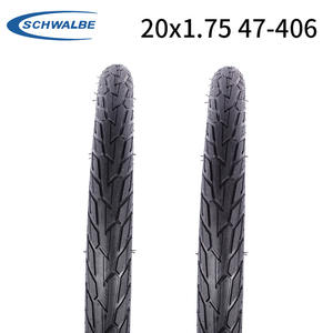 Neumático Schwalbe Road Cruise 20x1.75 sin cámara con banda de rodadura lisa para bicicletas cruiser con tiras reflectantes - Product Image 3