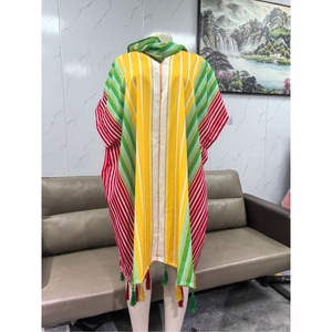 Nuevos Vestidos Holgados con Flecos Africanos para Mujer, Estilo Manga Murciélago, Frescos y Hermosos - Product Image 2