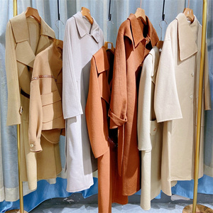 Abrigo de <span class=keywords><strong>Cachemira</strong></span> de Doble Cara, <span class=keywords><strong>Ropa</strong></span> de Mujer de Segunda Mano con Descuento, Venta al Por Mayor - Product Image 6