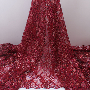 גבוהה איכות רב צבע גדול נטו נצנצים רקמת נצנצים תחרה בד - Product Image 1