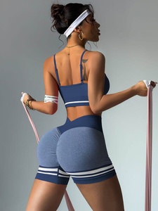 Nuovo Set Yoga Estivo da Donna, Top Sportivo a Rapida Asciugatura e Pantaloncini a Vita Alta, Set 2 Pezzi per Attività all'Aperto - Product Image 6