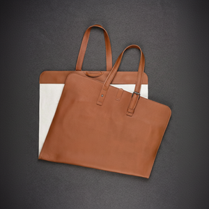 Bolsa de ropa de cuero tostado, portador de traje de viaje, ropa colgante, monograma personalizado plegable, regalos para hombres, 2017 - Product Image 1