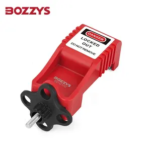 BOZZYS Industrial Safety Master Lock Dispositivo de bloqueo de disyuntor eléctrico MCB con 4 agujeros de candado de seguridad para bloqueo de interruptor