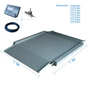 Warehouse Weighing Scale 2000kg Low Profile Platform Floor Scale