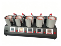 Presse à tasses numérique individuelle 5-en-1 avec 5 contrôleurs – Machine de transfert thermique par sublimation pour tasses