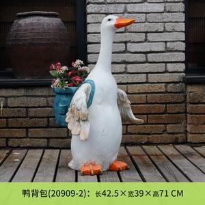 Sculpture de canard en résine <span class=keywords><strong>SMC</strong></span> réaliste et résistante aux intempéries, figurines de dessin animé pour exposition extérieure, jardin, cour, paysage, pelouse, terrasse - Product Image 6