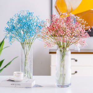 Xin Xinyi Gypsophile Artificiel à Tige Haute Bleu Rose pour Décoration de Mariage et d'Intérieur 21778459014 - Product Image 1