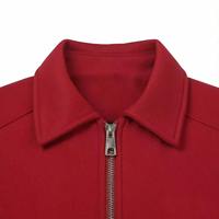 Veste bomber à fermeture éclair pour homme, couleur unie, logo imprimé personnalisé, vente en gros d'usine, pour le printemps et l'automne