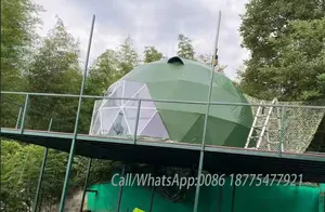 抗紫外線PVC測地線ドーム屋外ヨガ用大型テント透明ドームテント測地線屋外キャンプドームテント