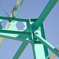 Estructura de acero prefabricada Granero 10000 Sqm Marco de Casa ligera Estructura de acero