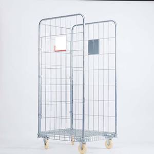 भंडारण और परिवहन के लिए रसद रोल कंटेनर शॉपिंग ट्रॉली पोर्टेबल ट्रॉली - Product Image 1