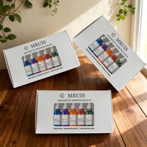 Toptan 5 Parça Kırışıklık Karşıtı Serum Hediye Seti C Vitamini 10 B3 Niacinamide Fransız <span class=keywords><strong>B5</strong></span> Cilt Aydınlatıcı Akne İzlerini Giderici Parlaklık Artırıcı - Product Image 4