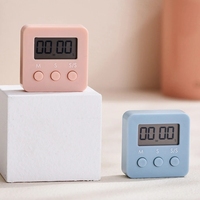Reloj pequeño Digital LCD con alarma 2025, temporizador de 24 horas, recordatorio de Cuenta regresiva ABS + LCD, cuenta regresiva electrónica de cocina
