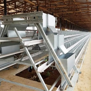 กรงเลี้ยงไก่ไข่อัตโนมัติแบบ A-Frame คุณภาพสูงสำหรับโรงเรือนสัตว์ปีก สภาพใหม่ - Product Image 3