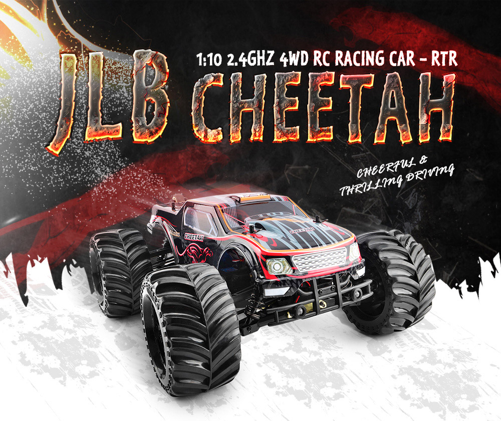 CHEETAH 4WD CUSTOM 1/16 スケール New SUCHIYU Race 1/16 16201 Cheetah Remote Control RC 2.4G