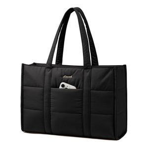 Bolso Tote Acolchado para Mujer, para Portátil, Trabajo, Maletín para Computadora, para Maestras y Enfermeras, Ligero, Informal, de Hombro, para Viaje - Product Image 2