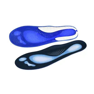 dgsince Insole Supplier Anti Skid Trimmed Foot Pain Pressure Releasing Tpe Gel Sports Insoles