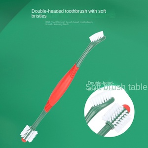 Juego de Cepillo y Pasta de Dientes Automática para Mascotas, Plegable, Portátil, Recargable, de Plástico, con Fundas para los Dedos, para el Cuidado Bucal de Perros y Gatos - Product Image 4