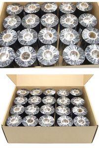 ริบบิ้นเรซิ่นสำหรับเครื่องพิมพ์ฉลากคุณภาพสูง ขนาด 110 x 300 มม. แบบถ่ายโอนความร้อน สีดำ สำหรับพิมพ์บาร์โค้ด - Product Image 4