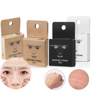 Filo di <span class=keywords><strong>Lino</strong></span> Personalizzato da 10M per Microblading, Tatuaggio e Trucco Permanente, con Misuratore di Posizionamento - Product Image 2