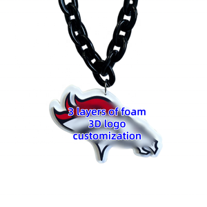 Collana con Logo delle 32 Squadre Sportive USA, Catena Grande 3D in Schiuma EVA, Gioielli alla Moda, AFC Los Angeles Chargers - Product Image 4