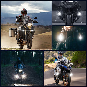 ไฟสปอร์ตไลท์ LED กำลังสูง สองสี 2 เลนส์ 20W กันน้ำ รุ่น MO91 ไฟหน้าสำหรับรถจักรยานยนต์ รถยนต์ รถบรรทุก รถเอทีวี - Product Image 6