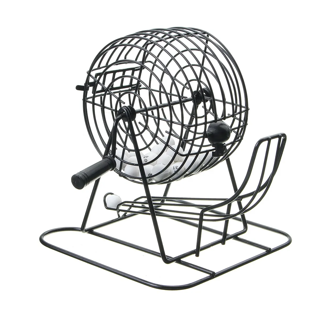 Traditional Bingo Lotto Lottery Family Game Set Cage Balls Cards Counters Party Bingo Game Lucky Balls Game