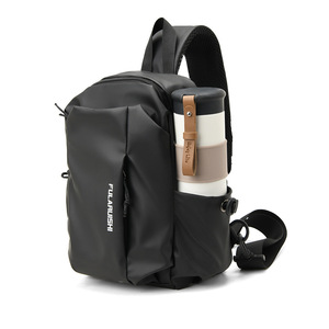 Bolso de Pecho para Motocicleta, Impermeable, con Cierre de Cremallera, Portátil, con Puerto USB, Bandolera, Deportivo, para Hombre, Venta Caliente - Product Image 5