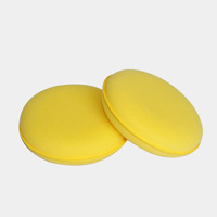 Esun Esponja Aplicadora de Cera Ultra Suave para Detallado Automotriz, Almohadillas Amarillas Premium de Alta Absorción de Agua para Accesorios de Coche